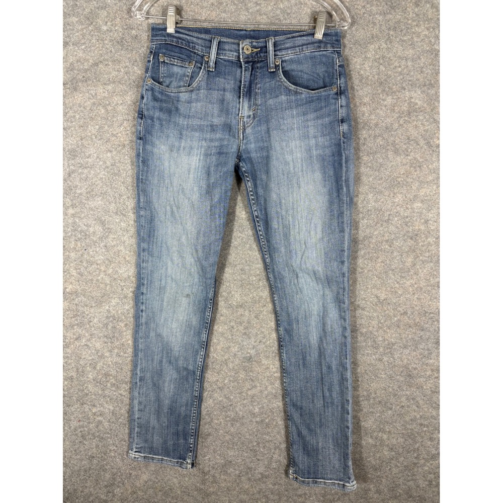 Levis Mens Denim Jeans W29 L30 Slim Fit Blue Denim Casual Pants